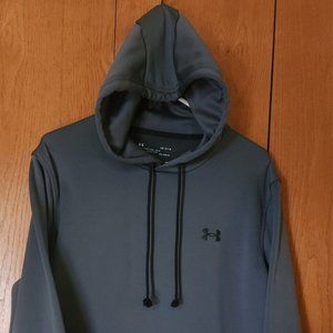 Under Armour  Men's Cold Gear Hoodie Storm Pullover Large Dark Grey